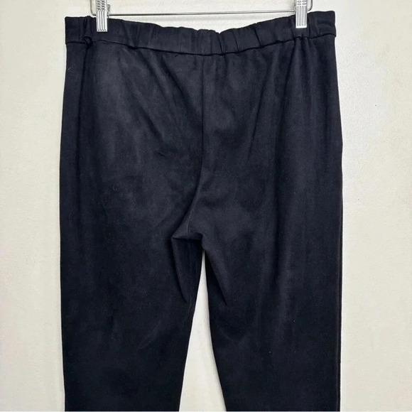 Aritzia Babaton Womens 10 Faux Suede Cohen Darted Pant In Black - Picture 11 of 14